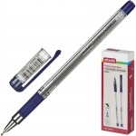 Ручка шариковая неавтоматическая масляная Attache Expert синяя (толщина линии 0.5 мм) 569015